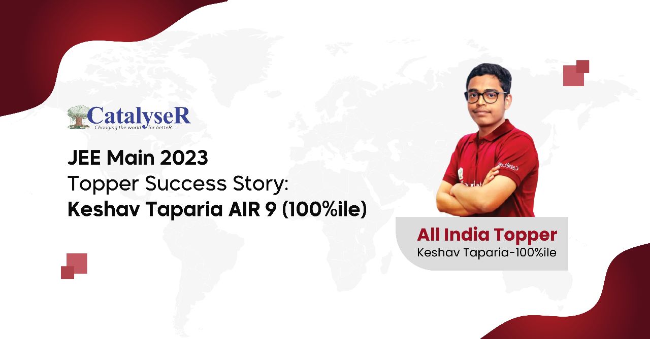 JEE Main 2023 Topper Success Story: Keshav Taparia AIR 9 (100%ile)